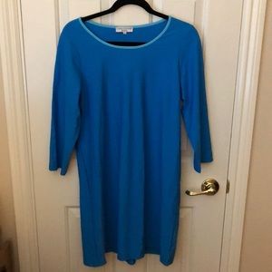 NWOT Dana Cooper blue swim cover up